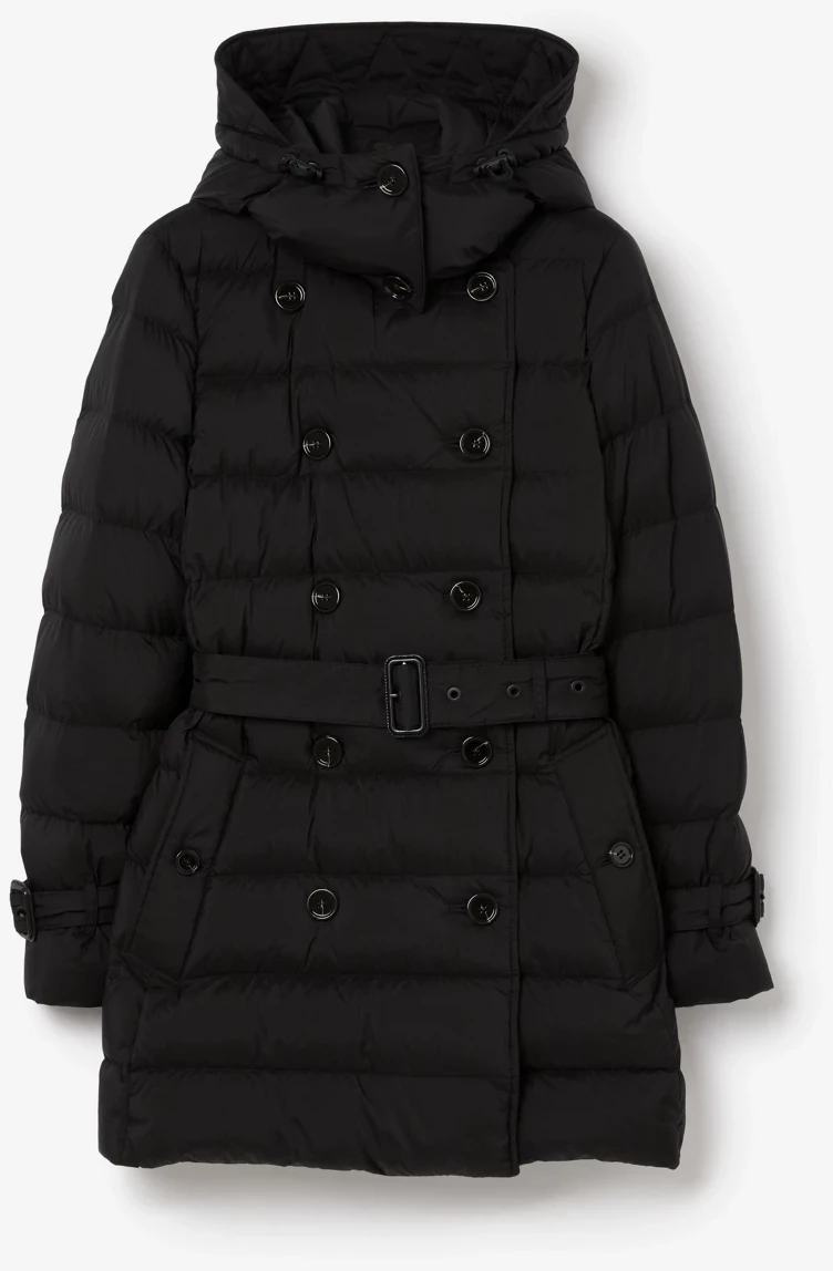 Unlock Wilderness' choice in the Burberry Vs Moncler comparison, the Detachable Hood Puffer Coat by Burberry