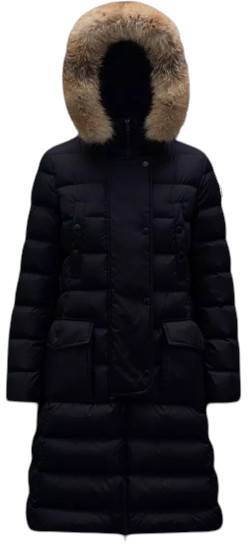 Unlock Wilderness' choice in the Burberry Vs Moncler comparison, the Khloe Long Down Jacket by Moncler